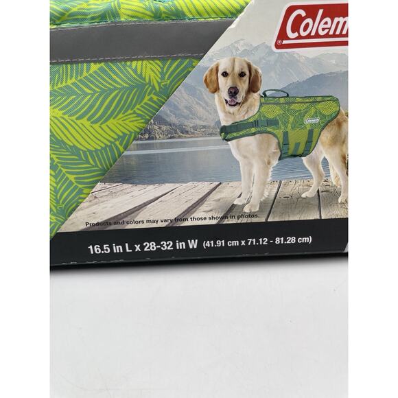 Coleman Dog Flotation Life Vest Jacket Preserver Size Large Up to 85 Pounds NEW - Picture 3 of 9
